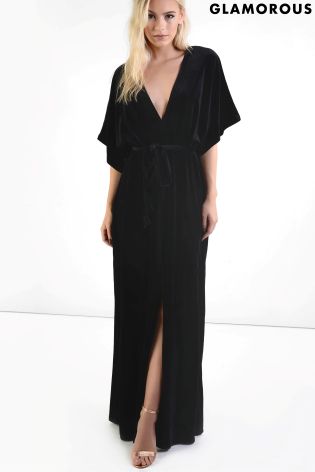 Glamorous Petite Velvet Maxi Dress